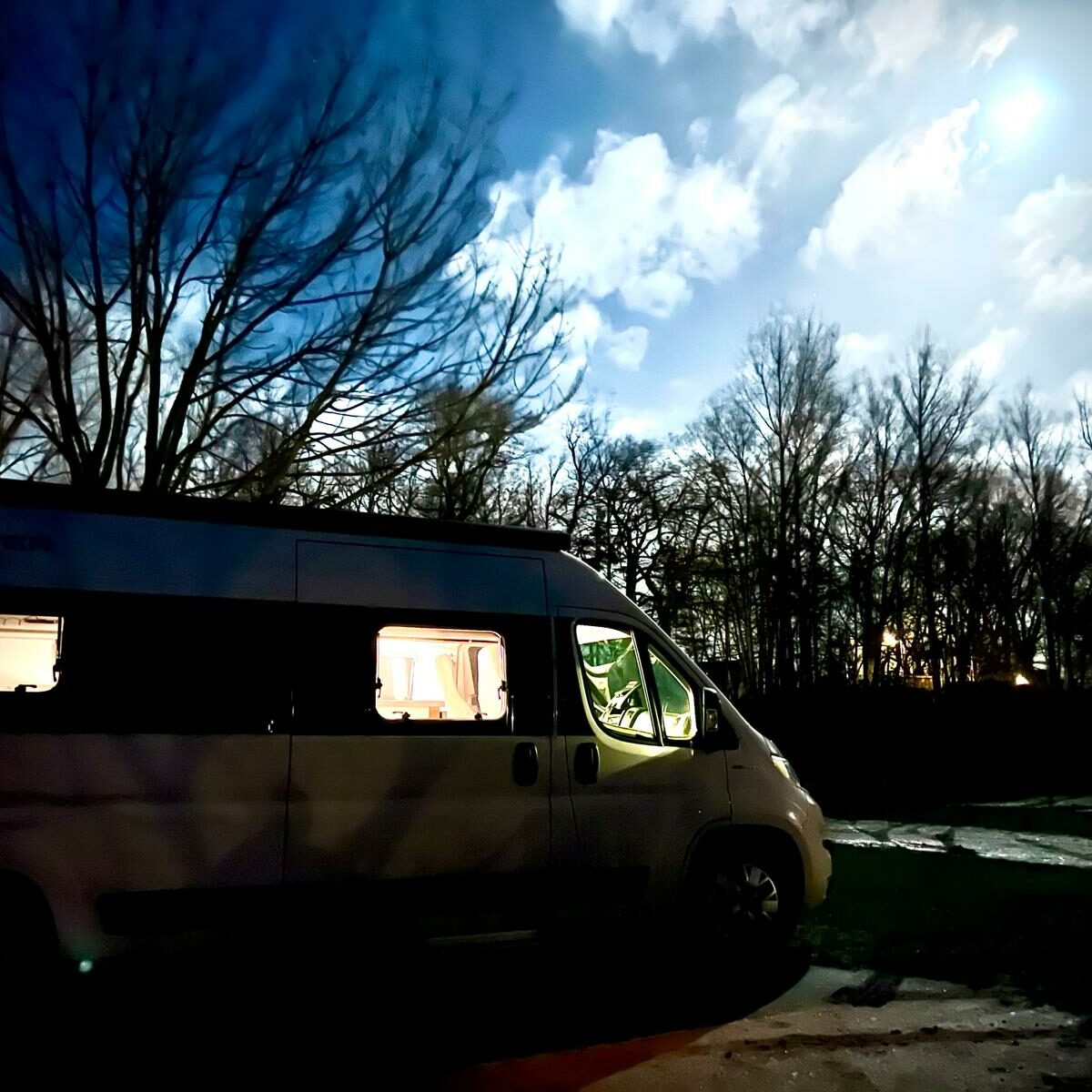 Abend wird es in der Welt